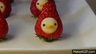How To Make Strawberry Men Moso Style いちごマン 作り方 On Make A Gif