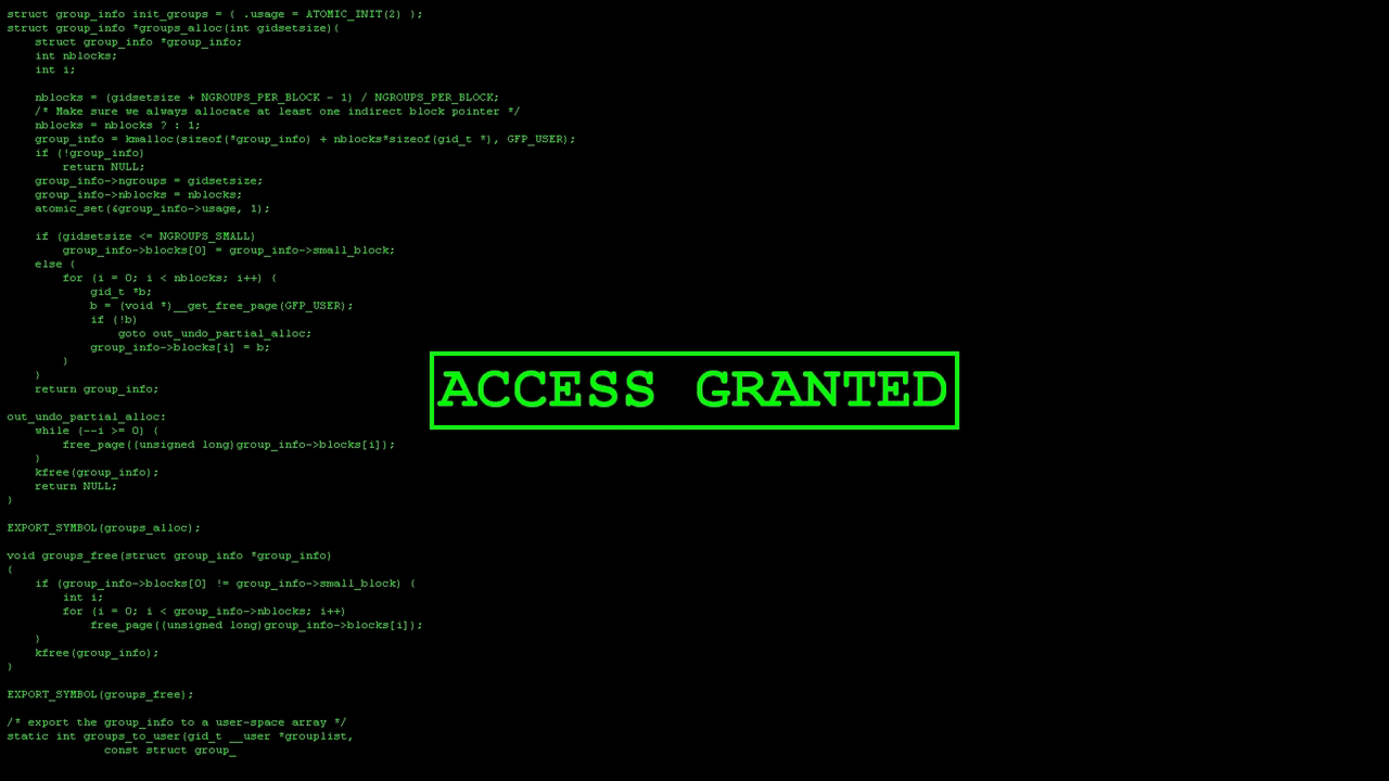 Access granted gif