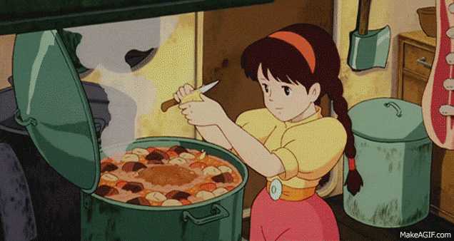 Anime Food Gifs  ILLUSTRATION Daily