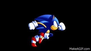 1080 HD)Sonic CD Pencil Test Animation Remastered on Make a GIF
