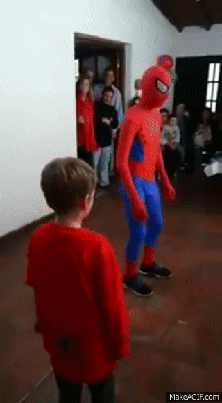 La NUEVA caída del Hombre Araña Spiderman 2015 FAIL (ORIGINAL) on Make a GIF