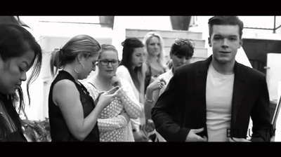 Cameron Monaghan Behind the Scenes with Bellus Magazine on Make a GIF