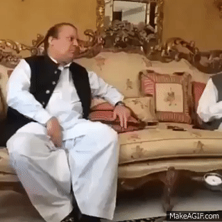 Nawaz Sharif scratching his balls - Funny Video on Make a GIF