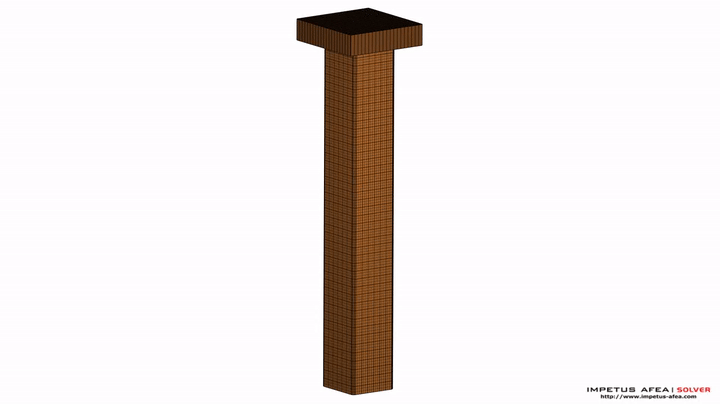 Structural Column Gif Quasi static axial folding of DP steel square hollow sections on Make a GIF