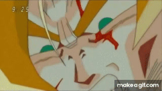 Goku grita no puede hacer tanto calor on Make a GIF Goku grita no puede hacer tanto calor on Make a GIF