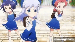 Gochuumon wa Usagi Desu Ka? Dance, AMV, 60 FPS