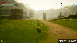 Zelda Ocarina Of Time Hd Demo Unreal Engine 4 On Make A Gif