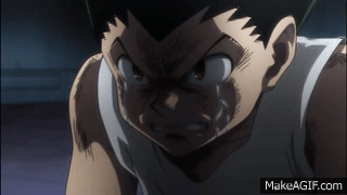 Hunter X Hunter 11 Episode 116 Gon Neferpitou Scene On Make A Gif