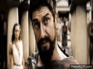 300 - this is sparta on Make a GIF