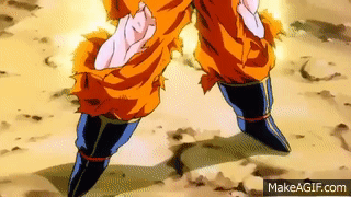 GIF of Goku going SSJ : r/dbz
