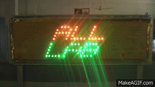 IC 555 & IC 4017 Using LED display on Make a GIF