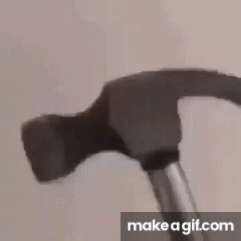 Hammer bonk meme on Make a GIF