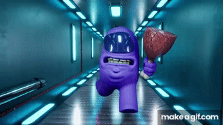 Among Us: The Purple Impostor (Animated Short) on Make a GIF