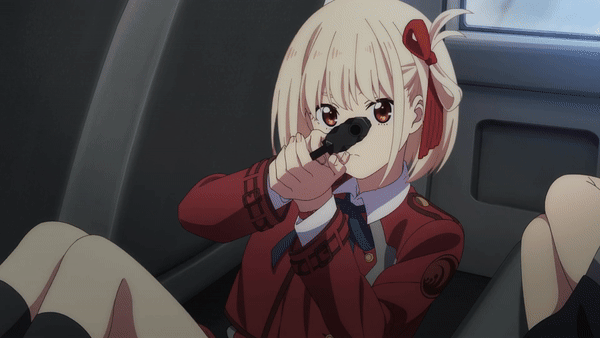 Chisato Nishikigi Lycoris Recoil on Make a GIF