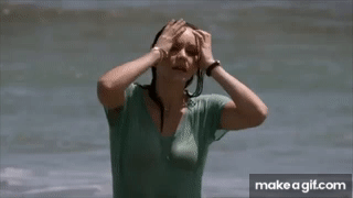 Katharine McPhee - Sexy Water Scene | Scorpion on Make a GIF