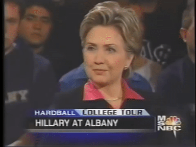 Bernie Sanders & Hillary Clinton Over The Years: Then vs. Now on Make a GIF