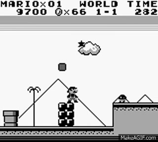 Game Boy Longplay [001] Super Mario Land on Make a GIF