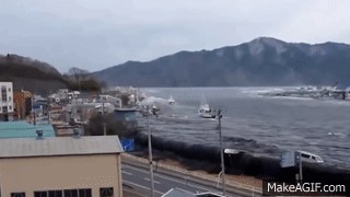 Tsunami in japan season