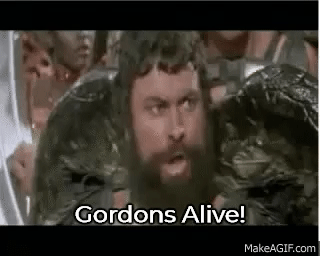 Gordon's ALIVE! on Make a GIF