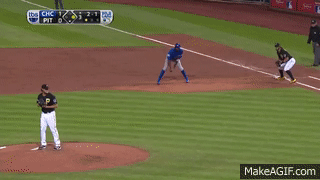 Kyle Schwarber Home Run off Gerrit Cole - Wild Card Game on Make a GIF