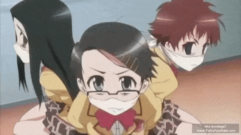 Girl gagged anime Bondage Cover