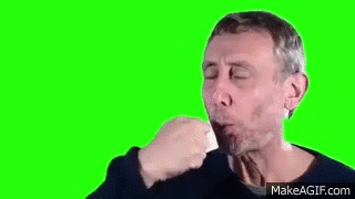 michael rosen noice greenscreen on make a gif
