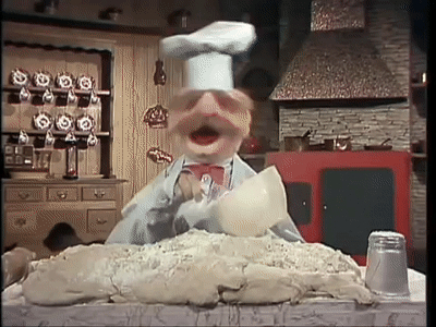 The Muppet Show: The Swedish Chef - Living Dough on Make a GIF.