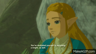 Zelda Breath Of The Wild All Memories Zelda Link Cutscenes Full Past Story On Make A Gif