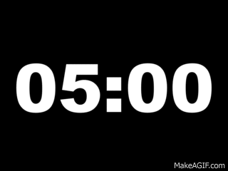 5 minute countdown on Make a GIF