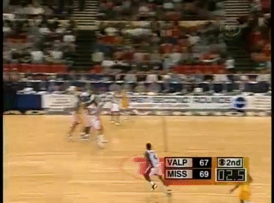 1998: The Bryce Drew Shot - Valpo upsets Ole Miss on Make a GIF