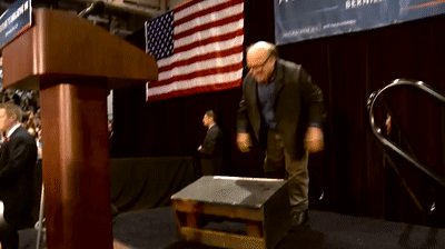 Danny Devito Meets and Introduces Bernie in St. Louis on Make a GIF