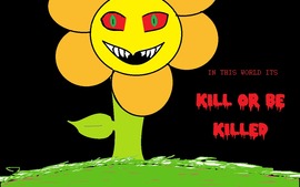 Flowey Pixel Art: It's Kill Or Be Killed