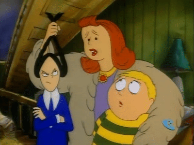 Addams Family Cartoon 1992 - Carton