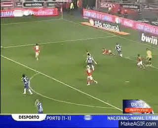 Adepto do Benfica agride árbitro auxiliar no Benfica 1-1 Porto @ RTP 2008