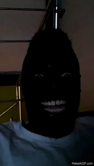 black guy face gif