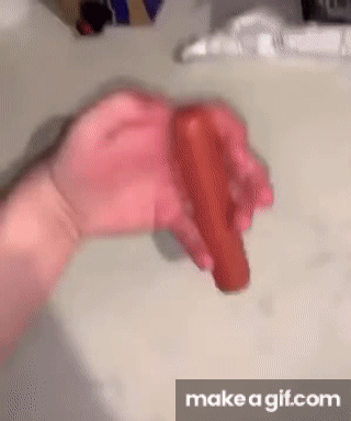 Sausage spinning on Make a GIF