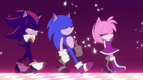 Phonk Walk meme Sonic, Shadow and Amy on Make a GIF