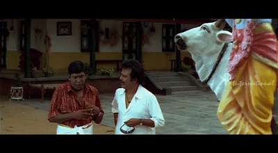 Chandramukhi comedy scenes - Rajinikanth, Vadivelu comedy videos on Make a  GIF