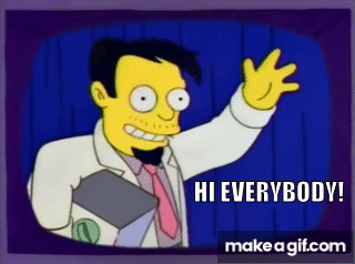 Dr. Nick ‘Hi, Everybody!’ | The Simpsons Catchphrase on Make a GIF