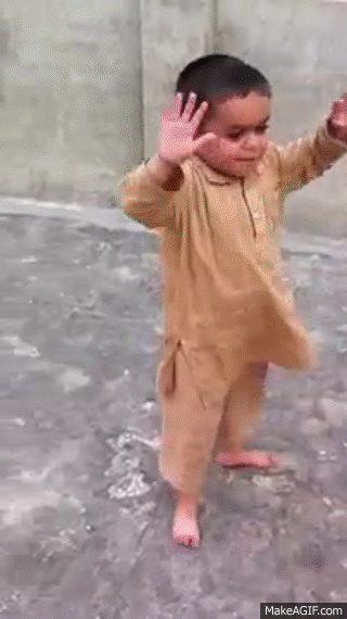 Little indian kid dancing! on Make a GIF