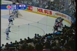 Daniel Alfredsson's hit from behind on Darcy Tucker, plus post-game  reaction (2002 playoffs) on Make a GIF