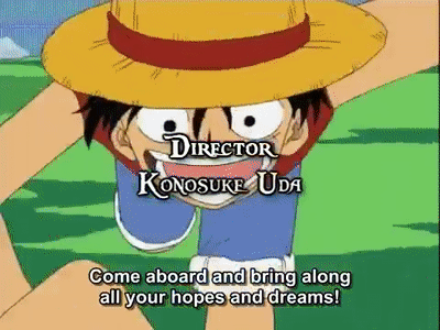 One Piece Op 01 We Are Funimation English Dub Sung By Vic Mignogna Subtitled On Make A Gif