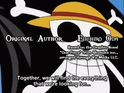 One Piece Op 01 We Are Funimation English Dub Sung By Vic Mignogna Subtitled On Make A Gif