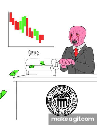 Money printer go BRRR on Make a GIF