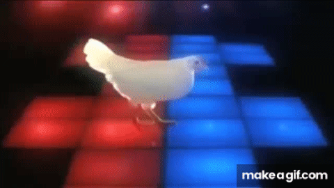 Dancing chicken cute on Make a GIF