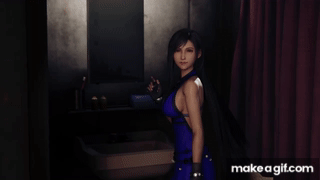 tifa lockhart blue dress FINAL FANTASY VII REMAKE - PLAY ARTS KAI ACTION FIGURE