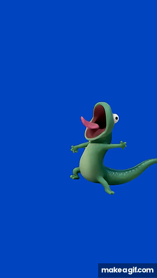 Tom Lizard Scream Blue Screen On Make A GIF