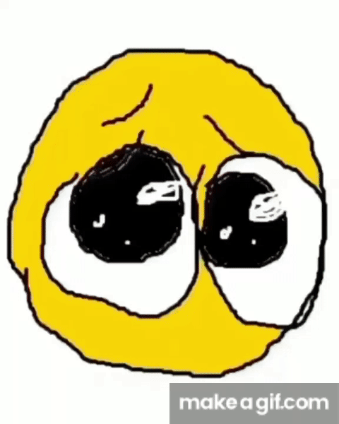 Crying cursed emoji