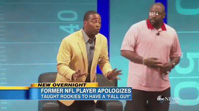 Cris Carter - "Fall Guy in Your Crew" Advice, Then Apology on Make a GIF