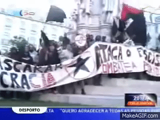 Manifestação Anarquista no 25 de abril em Lisboa